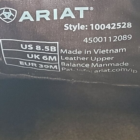 Ariat Women's Cruiser Metallic Copper Floral Slip On Shoes 10042528 US Size 8.5B - Picture 8 of 8